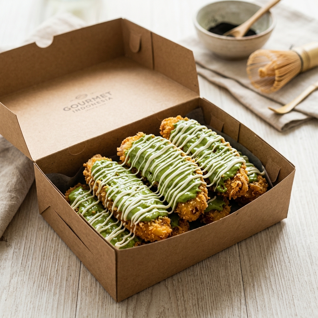 Menu Pisang Kembung Semarang varian matcha
