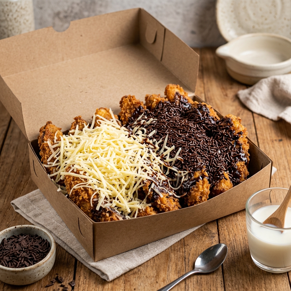 Pisang Kembung Semarang Coklat Keju Double Mix